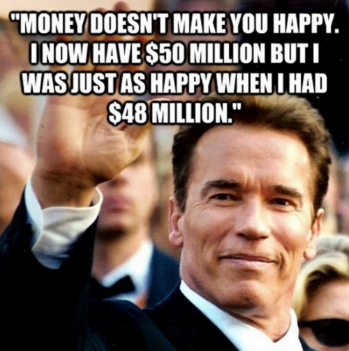 Money does not make you happier